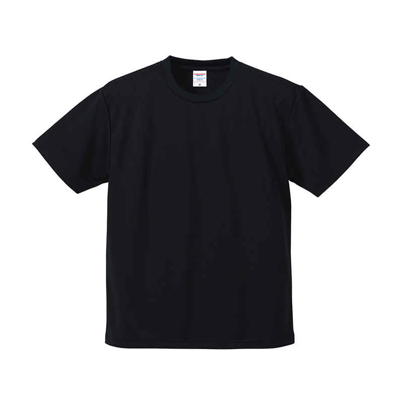 ブラック｜ソフトドライTシャツ